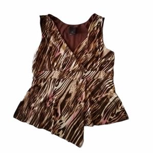 J. T. B. Blouse brown and pink c…